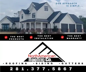 Call North American Roofing Company in Spring TX at
(281) 377-5867 for a free roof estimate