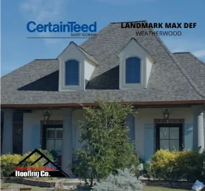 Newly installed CertainTeed roof by North American Roofing Company in Spring TX