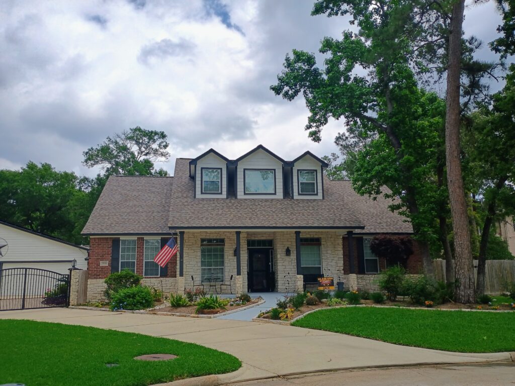 Professional roof replacement in progress in Spring TX 