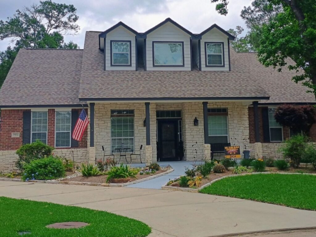 Complete residential roof replacement in Garden Oaks Houston using CertainTeed Landmark shingles.